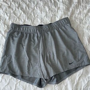 Nike Gray Athletic Shorts Lightweight Performance